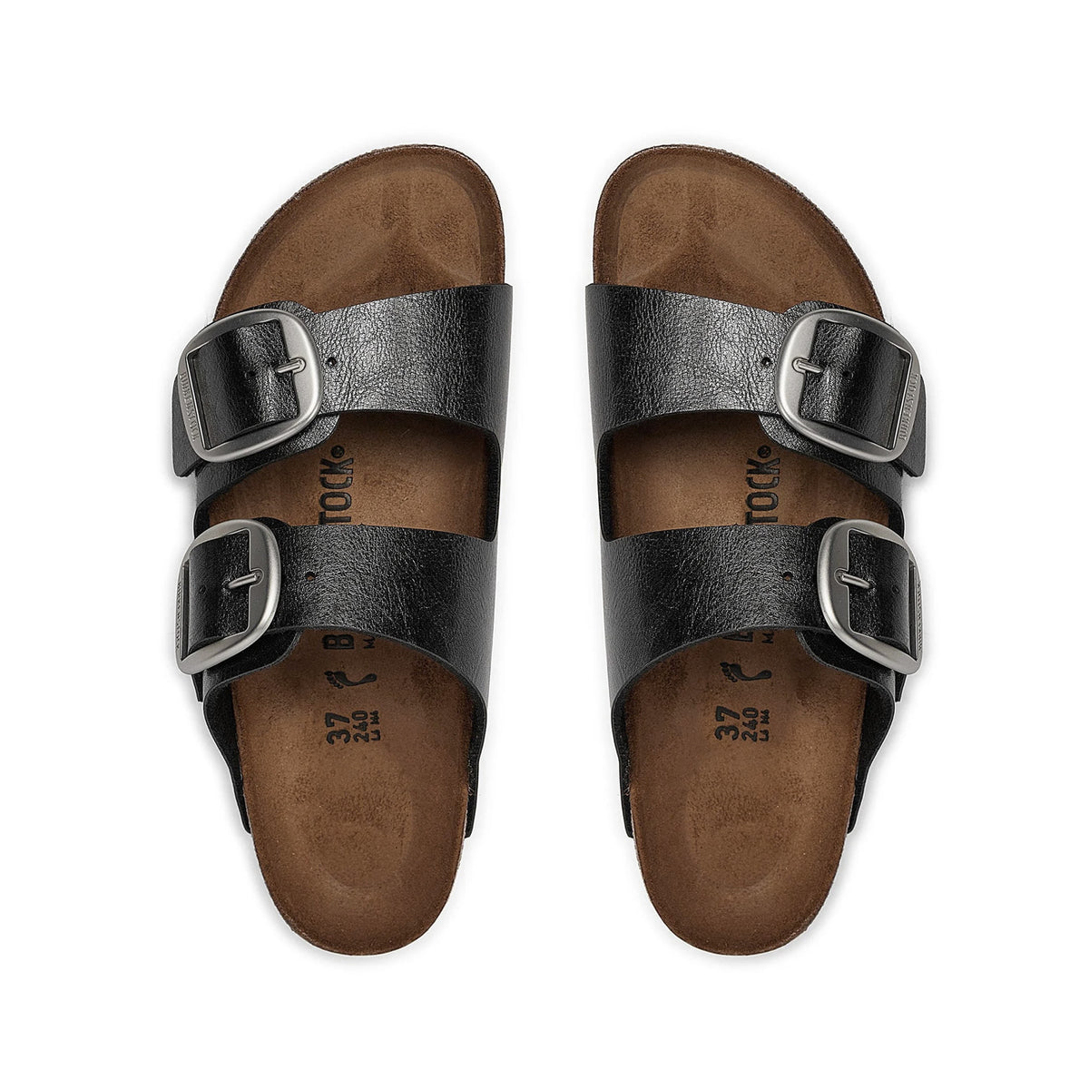 BIRKENSTOCK Ciabatta Arizona Big Buckle Birko-Flor 1027413 GRACEFUL LICORICE 