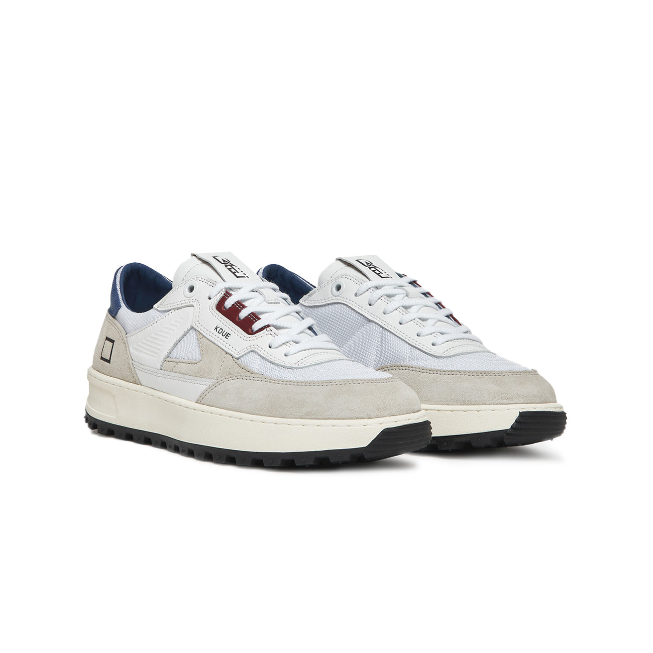 D.A.T.E. Sneakers U. Kdue Colored D.A.T.E. M401-K2-CO-WE WHITE/BLUETTE 