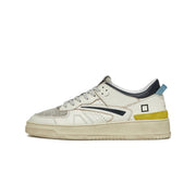 D.A.T.E. Sneakers Torneo Colored Uomo White Gray M401-TO-CO-WA WHITE/GRAY 