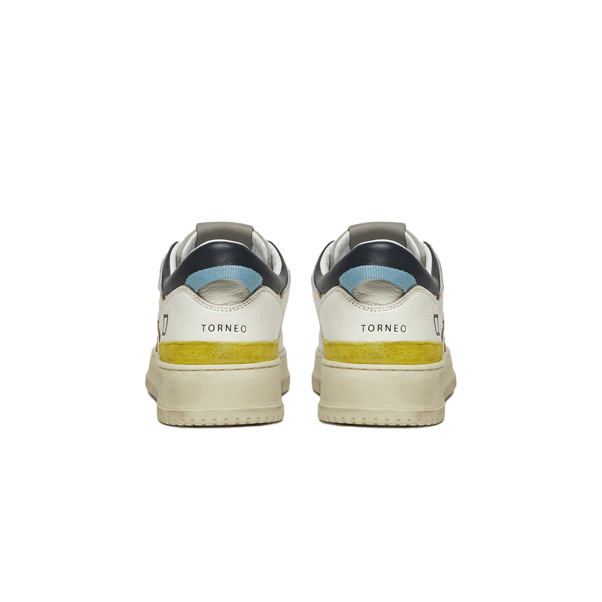 D.A.T.E. Sneakers Torneo Colored Uomo White Gray M401-TO-CO-WA WHITE/GRAY 