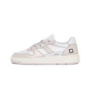 D.A.T.E. Sneakers Court 2.0 Soft Donna White Pink W401-C2-SF-WP WHITE/PINK 