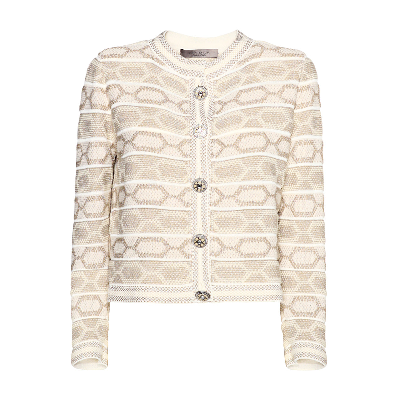 D.EXTERIOR Giacca Tramato Donna Lino 58209 10LIN-LINO 