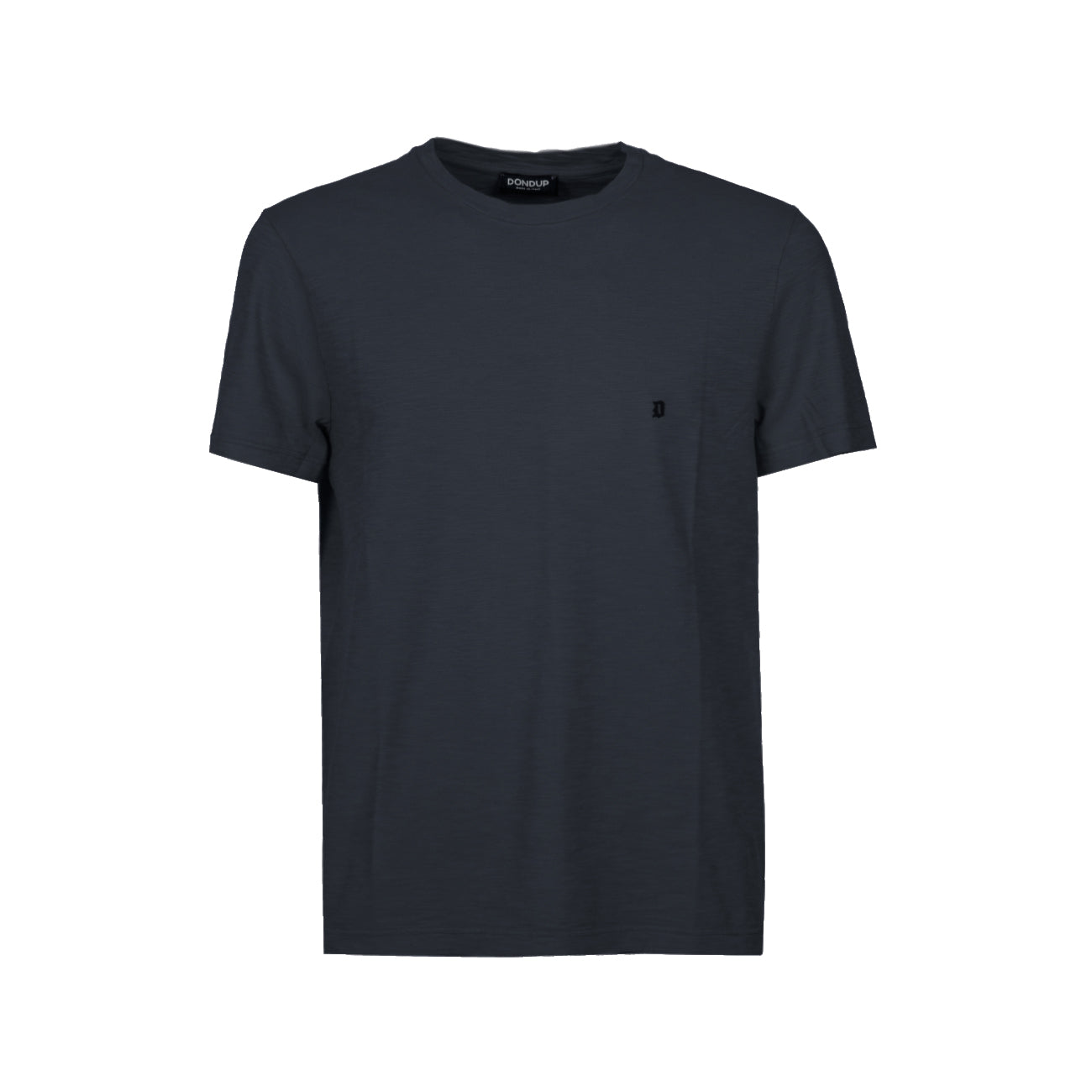 DONDUP T-Shirt Fiammata US198 JF0195U ZL4 894 BLU INCHIOSTRO 
