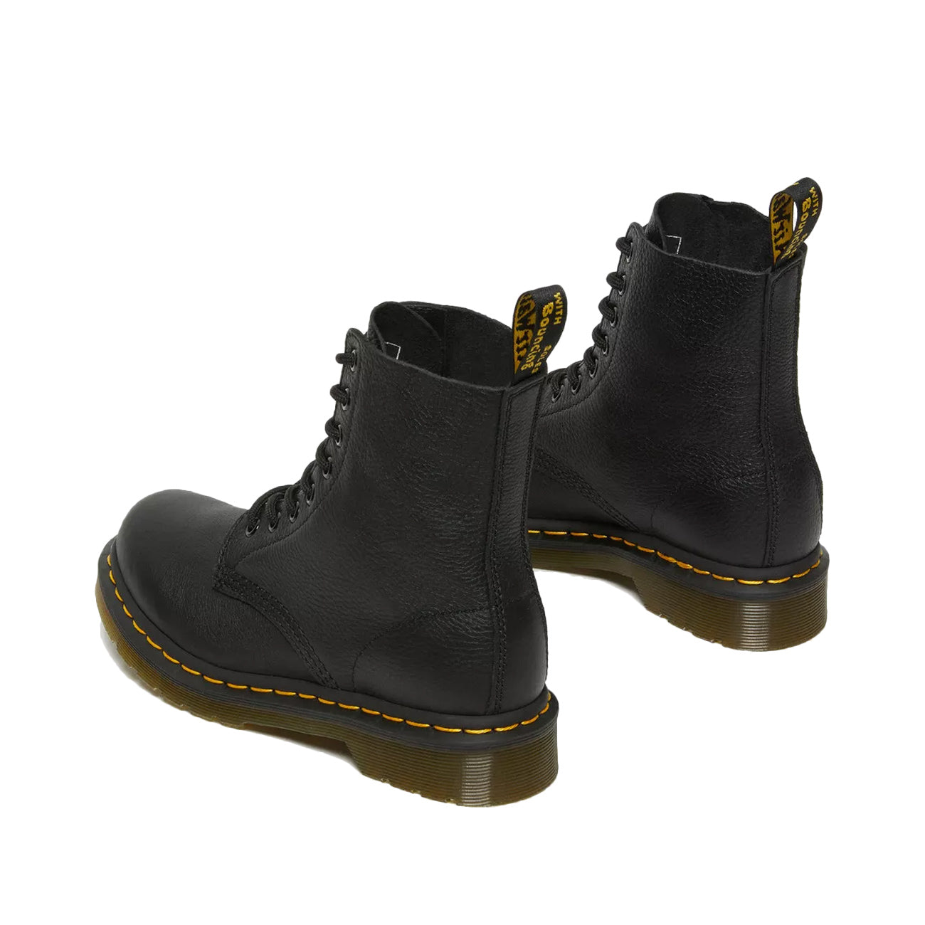 DR.MARTENS ANFIBI 1460 PASCAL IN PELLE Women's fit 13512006 BLACK VIRGINIA 