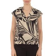 EMME MARELLA Camicia Bali Donna Foglia Nero BALI 2415111182200 007 FOGLIA NERO 