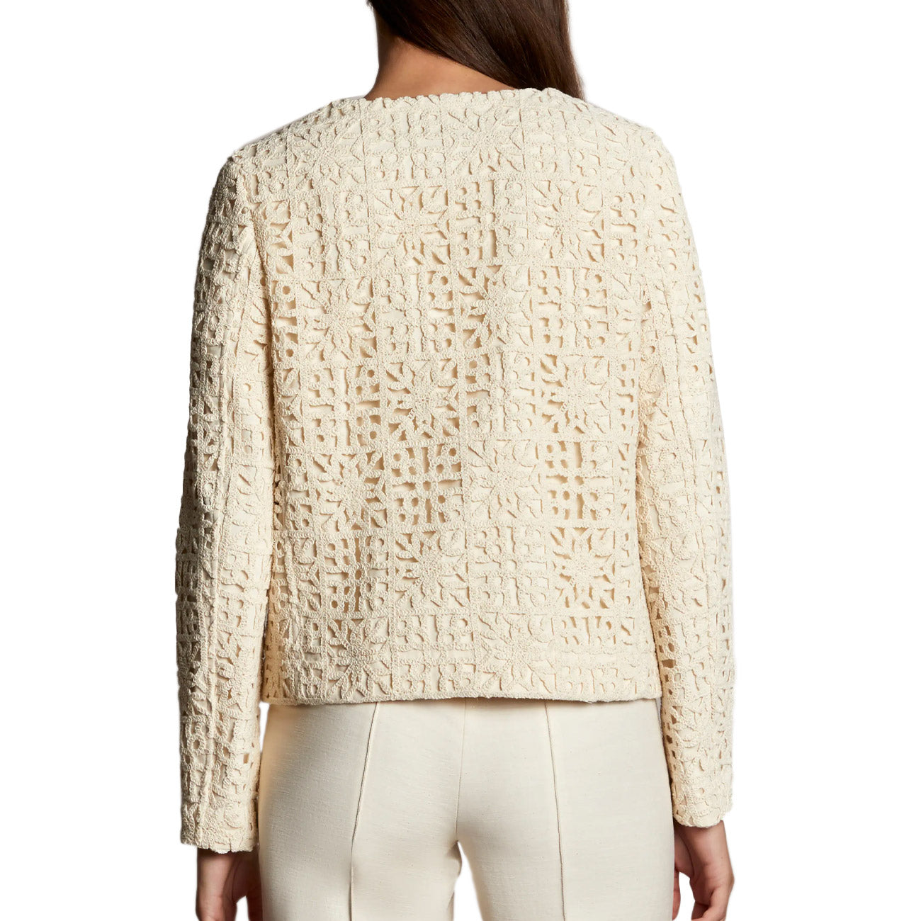 FAY Giacca Crochet Donna Yogurt NAW12483900VUZB013 YOGURT 