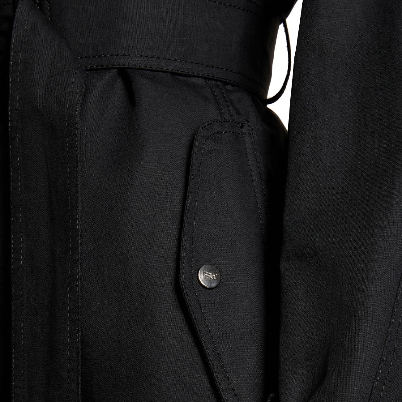 FAY Trench Virginia Lungo Donna Nero NAW50483940WAPB999 NERO 