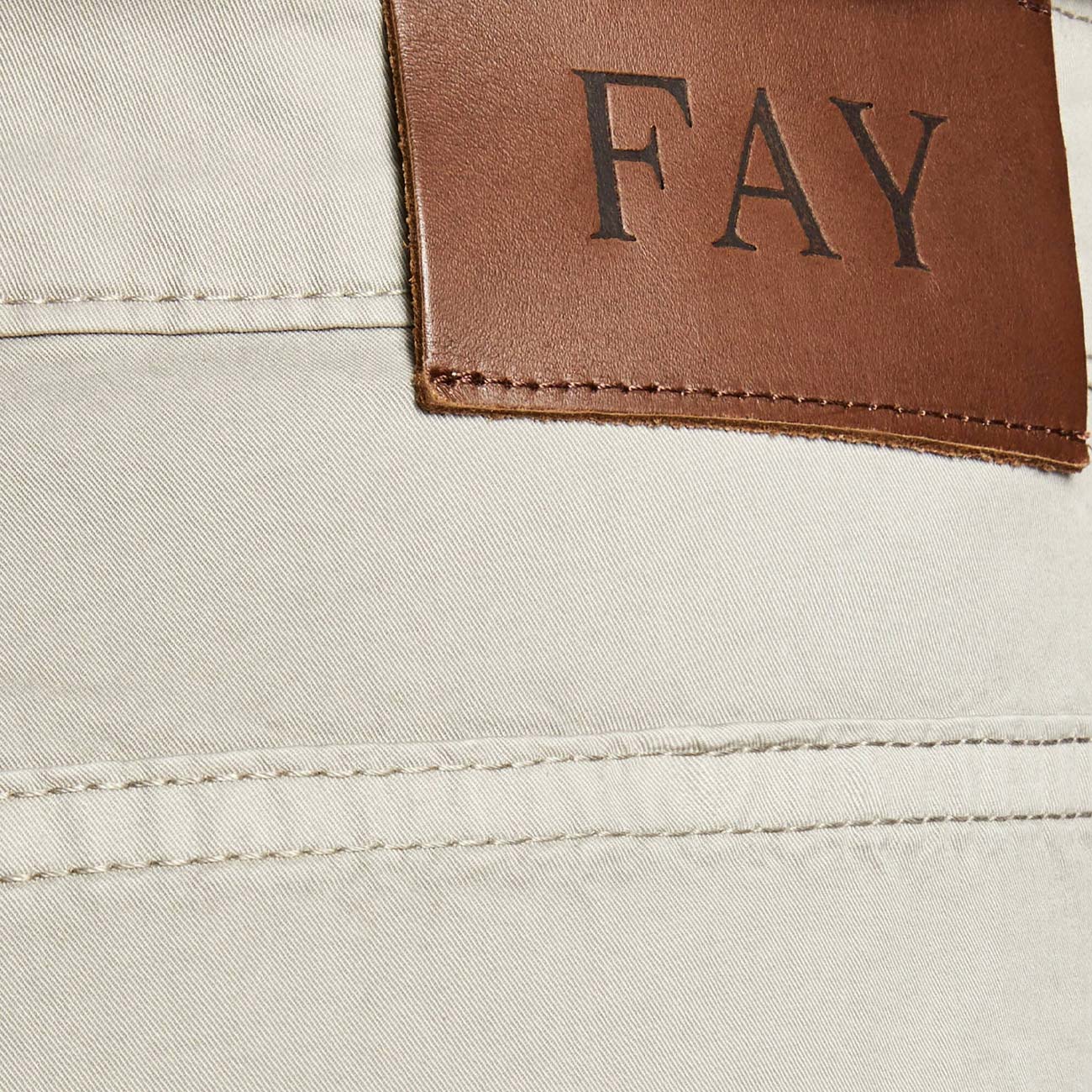 FAY Pantalone Capri Uomo Grigio Scuro NTM8248180TGURB400 TORTORA 