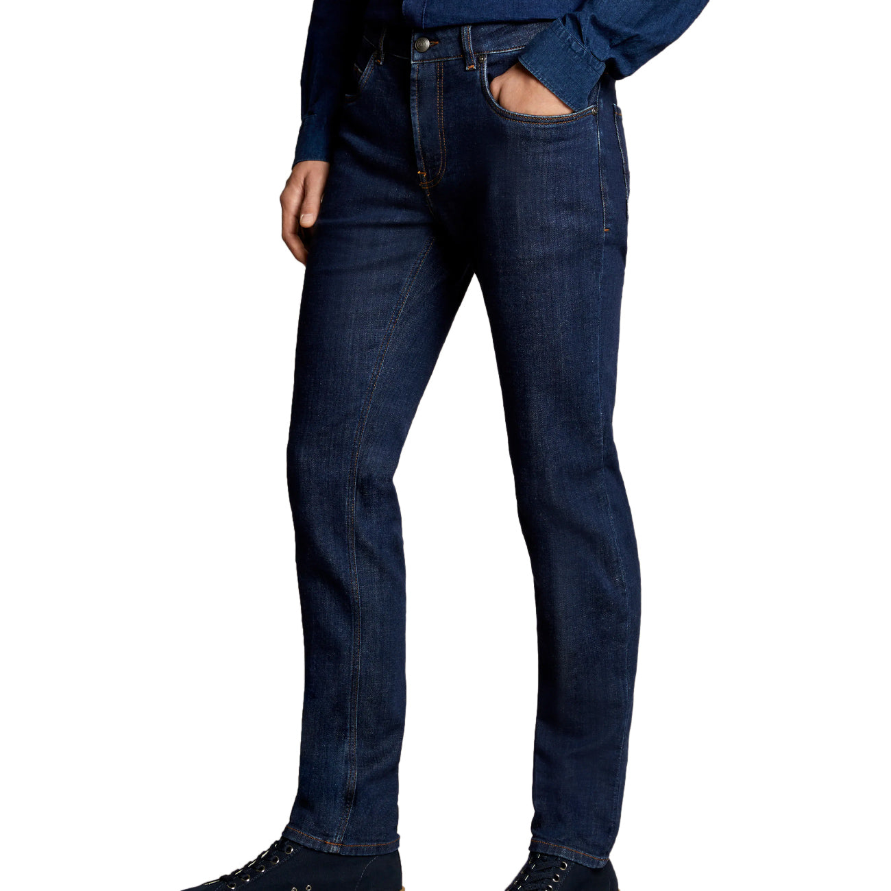 FAY Jeans Slim Fit Uomo Blu Denim NTM8248196LVWEU808 BLU DENIM 