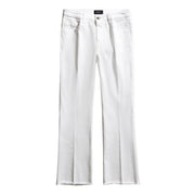 FAY Pantalone Cropped Donna Bianco NTW8648520TQVRB001 BIANCO 