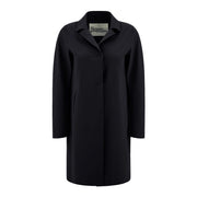 HERNO Cappotto Slim Scuba Tecnico Donna Nero CA000521D13455S 9300 NERO 