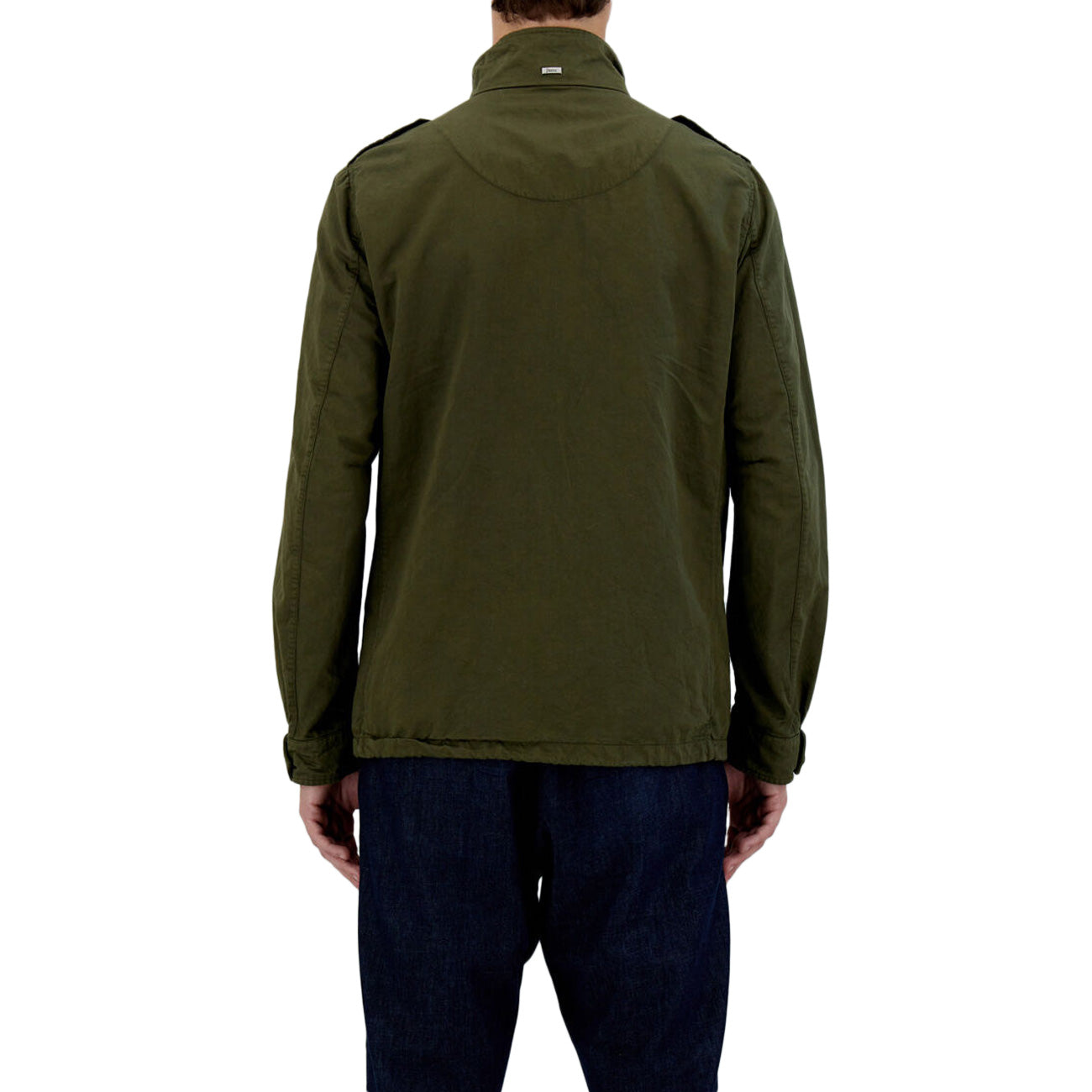 HERNO Field Jacket Garment Dyed Uomo Militare FI000112U13147 7730T01 MILITARE 