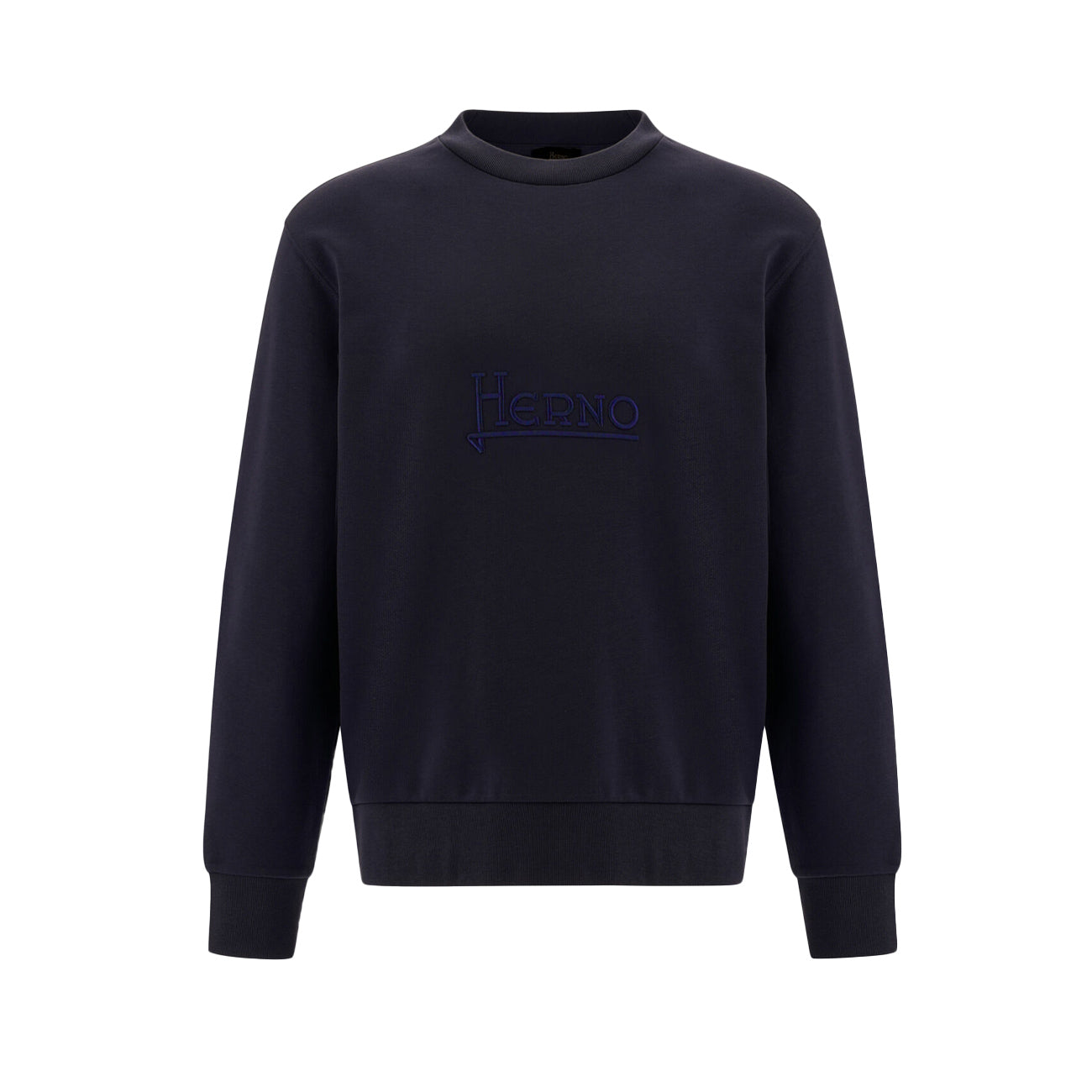 HERNO Felpa Portalogo Uomo Blu JG000175U50017 9200 BLU 