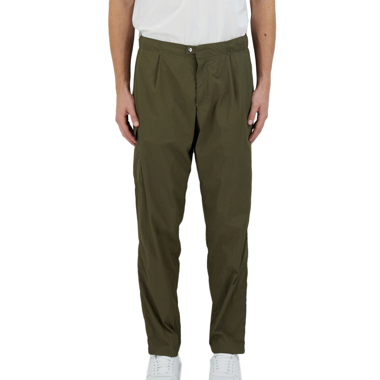 HERNO Pantaloni In Ultralight Crease Uomo Light Military PT000033U12494 7730 LIGHT MILITARY 