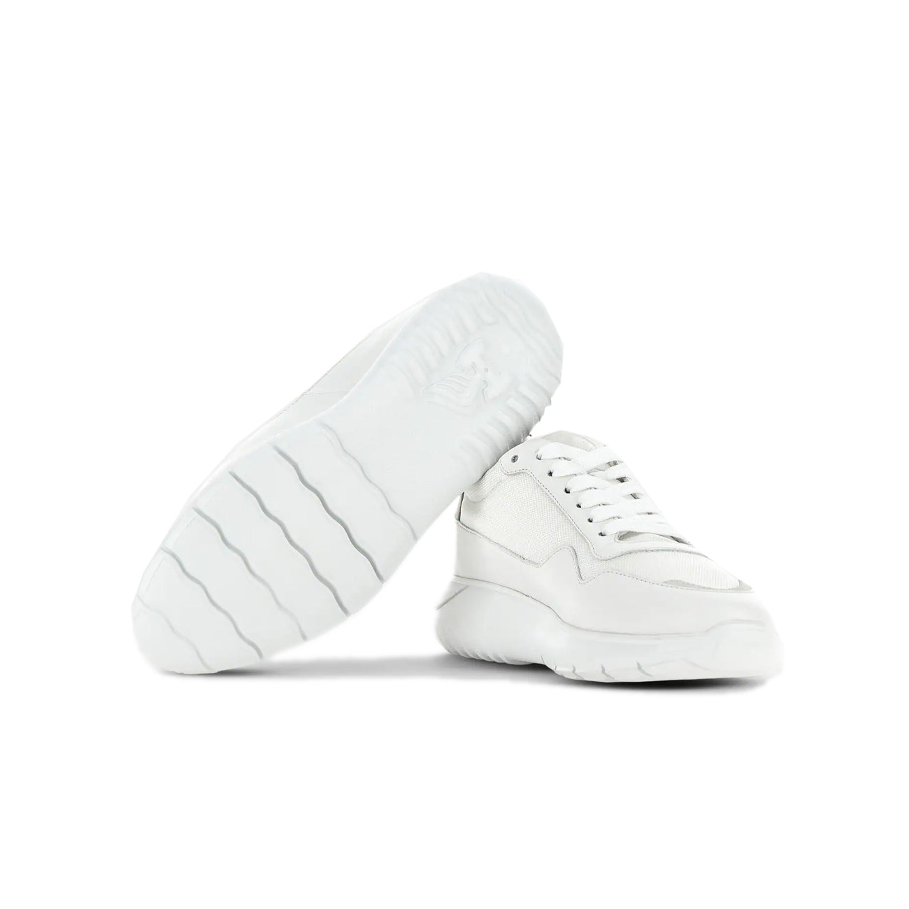 HOGAN Sneakers Interactive 3 Uomo Bianco Cuoio HXM3710EG30T4F0L2W BIANCO/CUOIO 