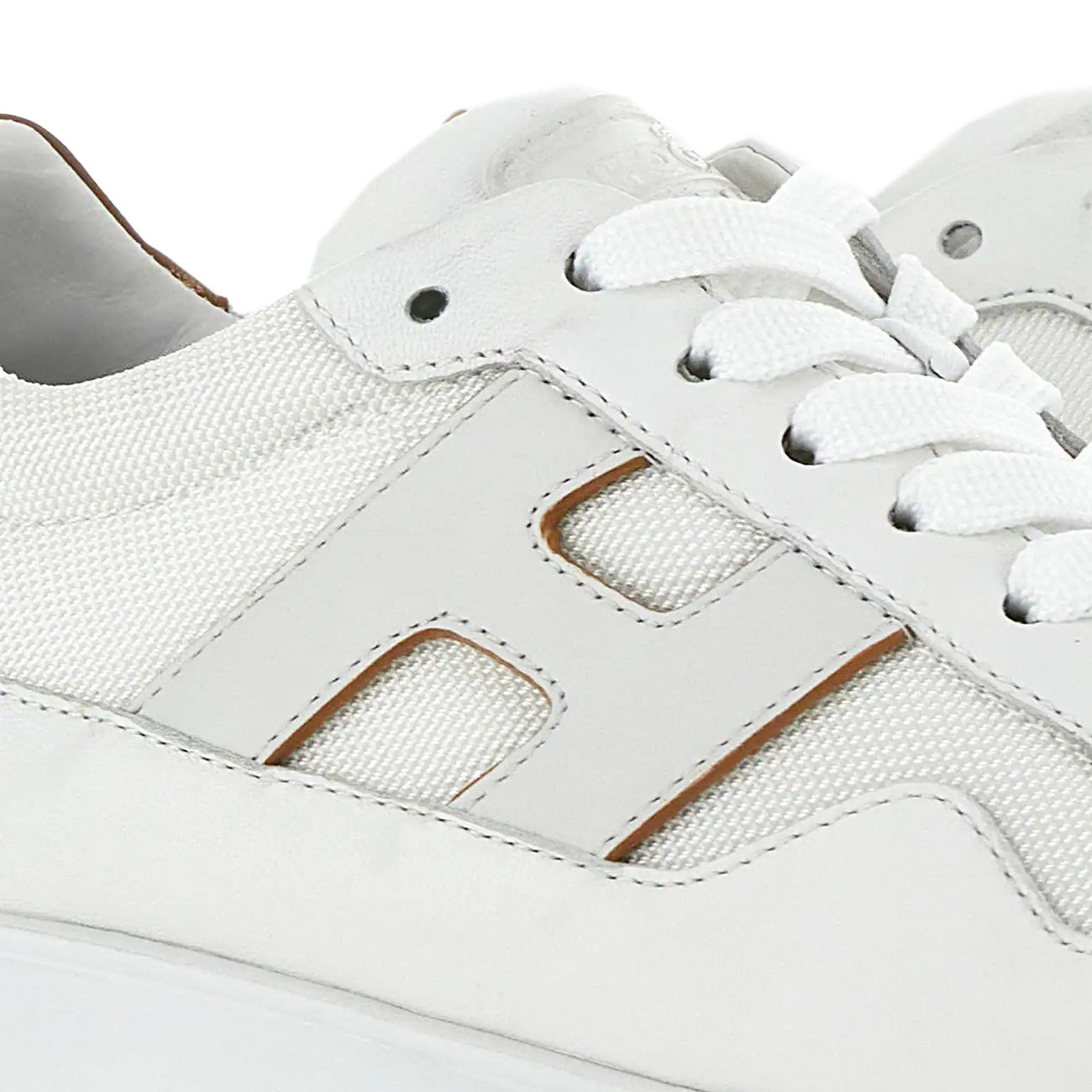 HOGAN Sneakers Interactive 3 Uomo Bianco Cuoio HXM3710EG30T4F0L2W BIANCO/CUOIO 