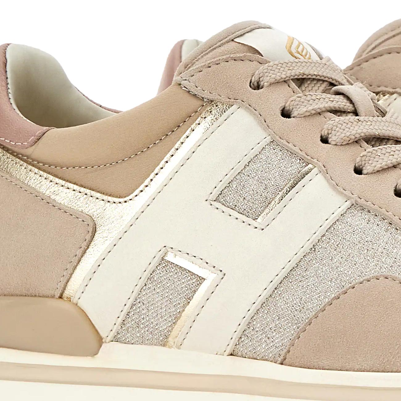 HOGAN Sneakers H483 Midi Platform Donna Beige Naturale HXW4830CB80T1N0US3 BEIGE NATURALE 