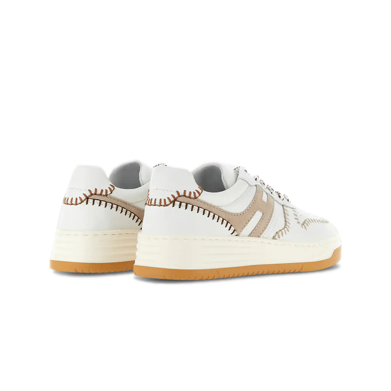 HOGAN Sneakers H630 Donna Bianco Zenzero HXW6300EU5CPJ90XTD BIANCO/ZENZERO 