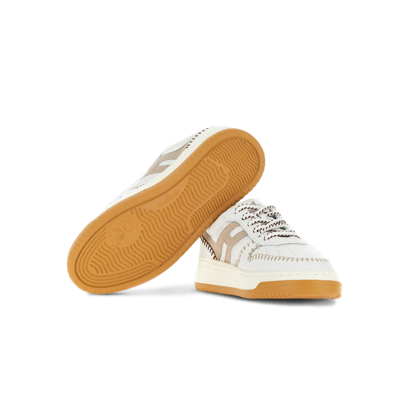 HOGAN Sneakers H630 Donna Bianco Zenzero HXW6300EU5CPJ90XTD BIANCO/ZENZERO 