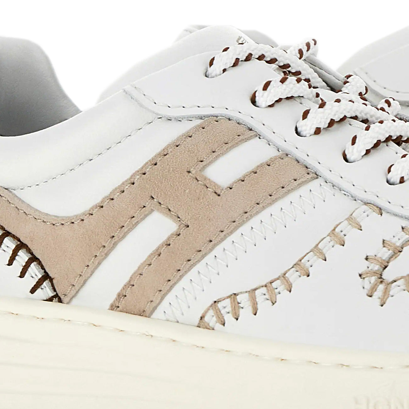 HOGAN Sneakers H630 Donna Bianco Zenzero HXW6300EU5CPJ90XTD BIANCO/ZENZERO 