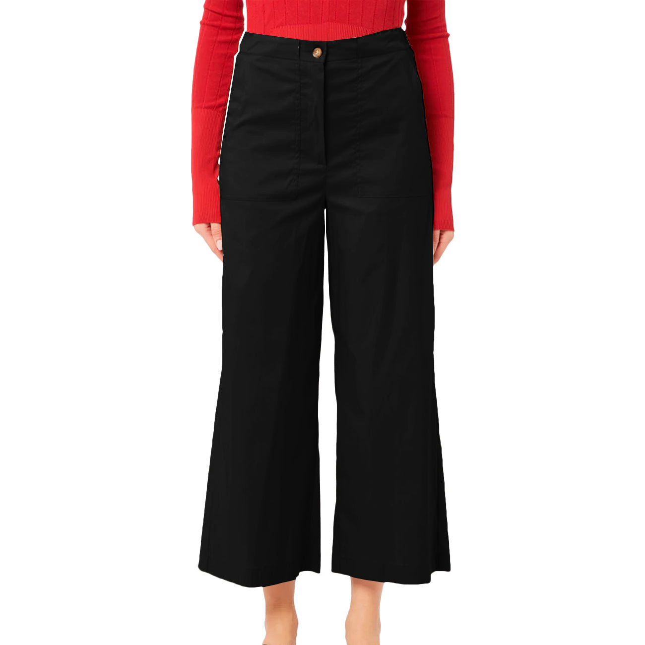 IBLUES Pantalone Favilla Donna Nero FAVILLA1 2417131222200 002 NERO 