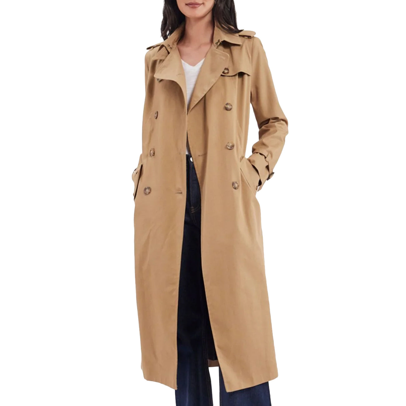 INES DE LA FRESSANGE Trench Gaultier Donna Beige INTM502PL336 P150 BEIGE 
