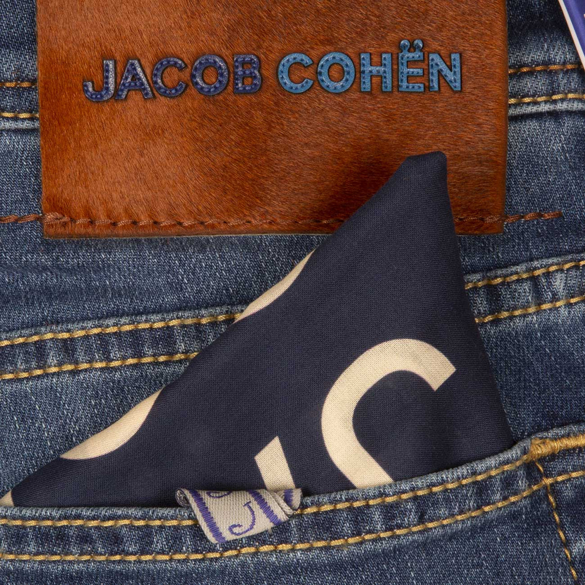 JACOB COHEN Jeans Nick Super Slim Fit Uomo Denim Medio UQE0740S3623 716D ZZJU0716 