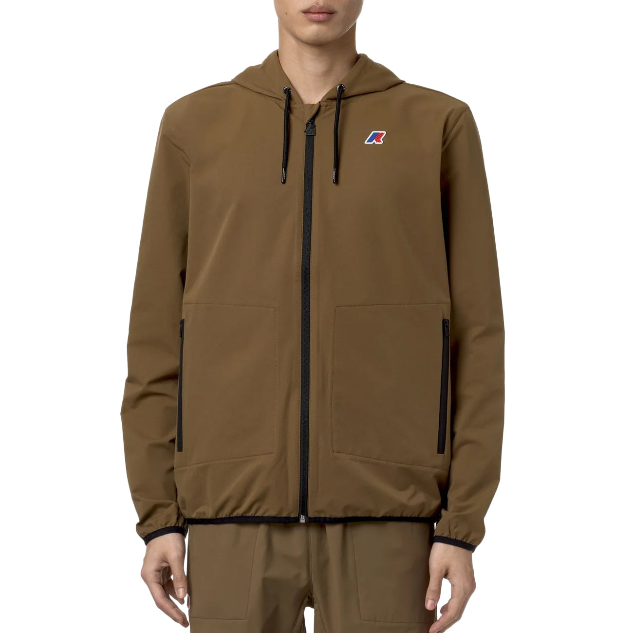 K-WAY Felpa Jourdain Uomo Brown Corda K2122YW 045 BROWN CORDA 