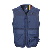K-WAY Gilet Allos Uomo Blue Fiord Ripstop K2131EW AI5 BLUE FIORD RIPSTOP 