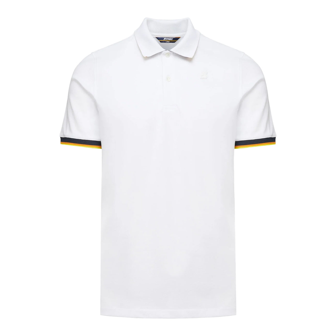 K-WAY Polo Vincent Uomo White K7121IW 001 WHITE 
