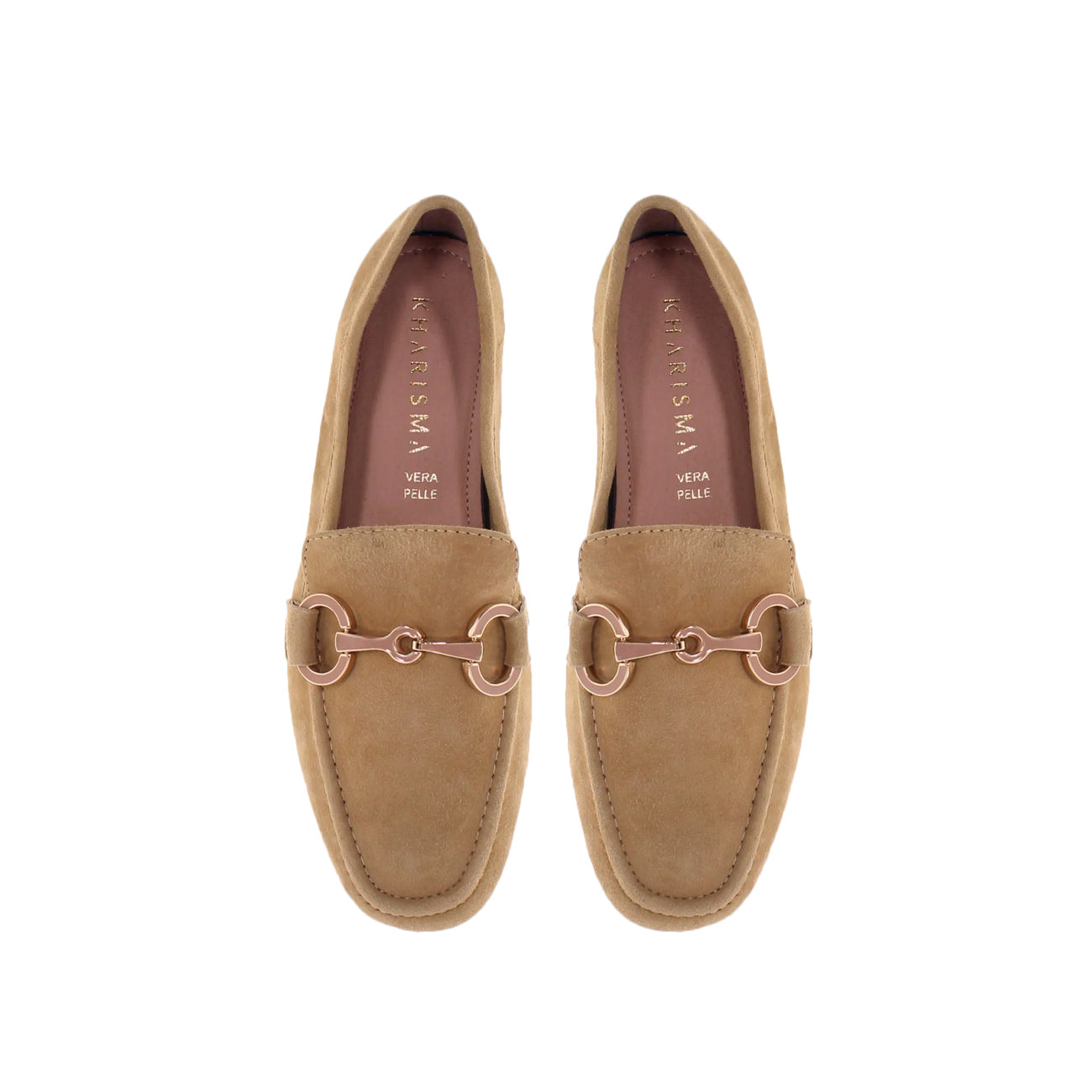 KHARISMA Mocassini Camoscio Donna Tan 7086 TAN 
