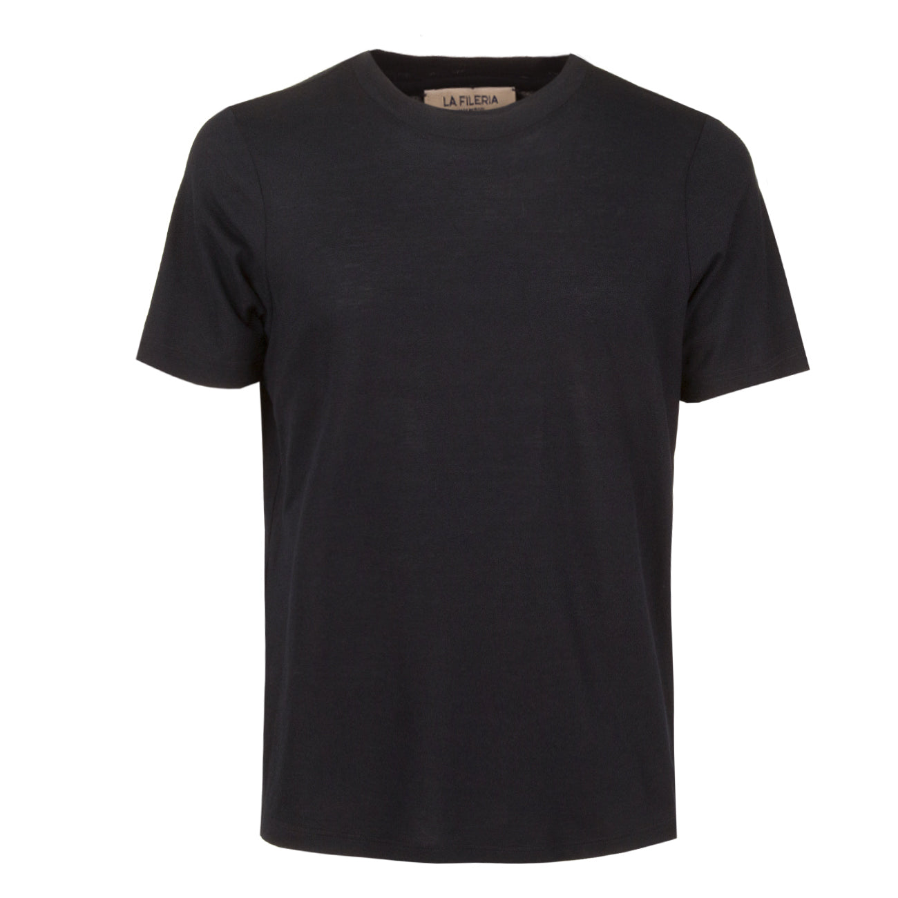 LA FILERIA Tshirt Tinta Unita Uomo Navy 60101/81413 598 BLU NAVY 