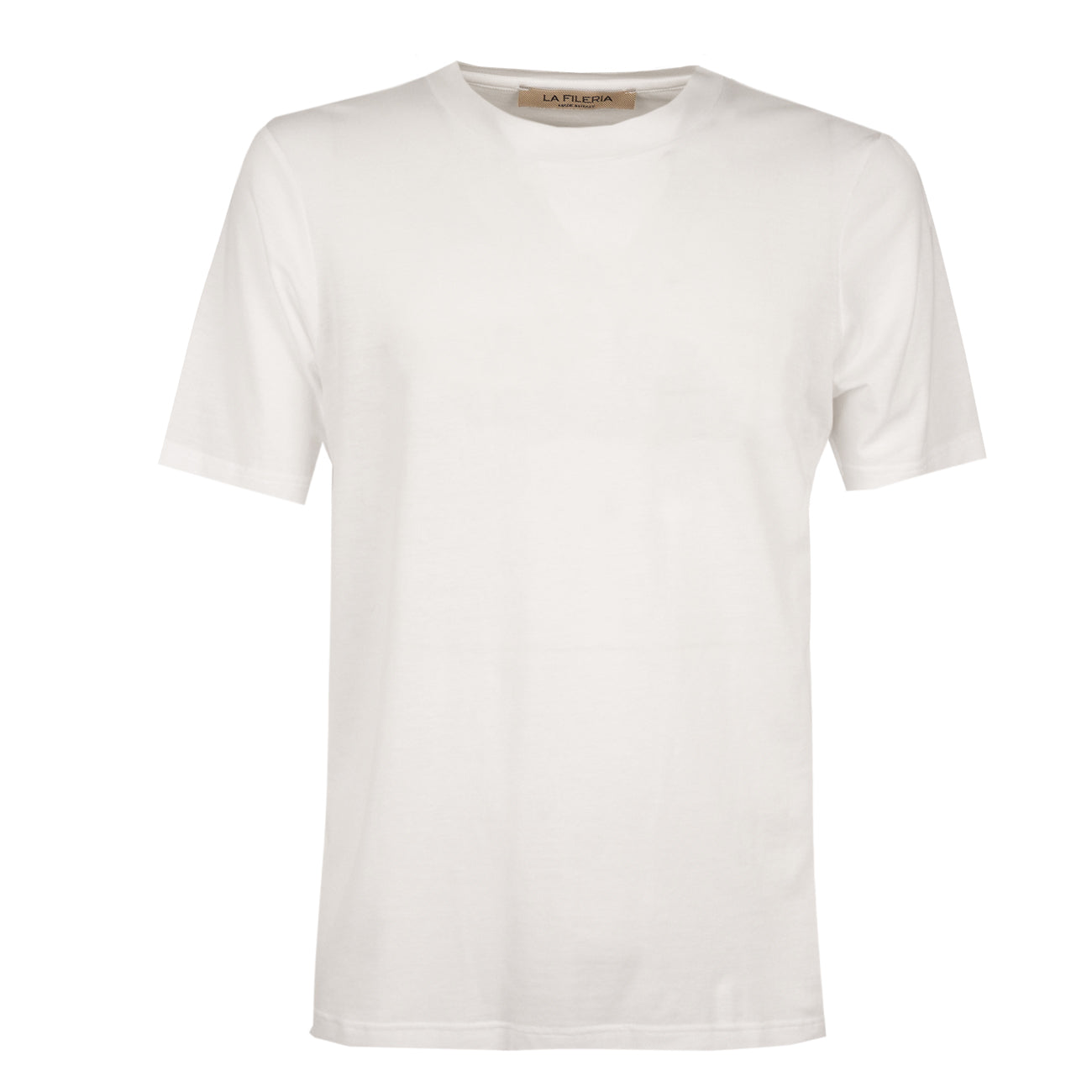 LA FILERIA Tshirt Tinta Unita Uomo Bianco 60101/81413 815 BIANCO 