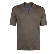 LA FILERIA Polo Logo Uomo Fango 60160/96803 410 FANGO 