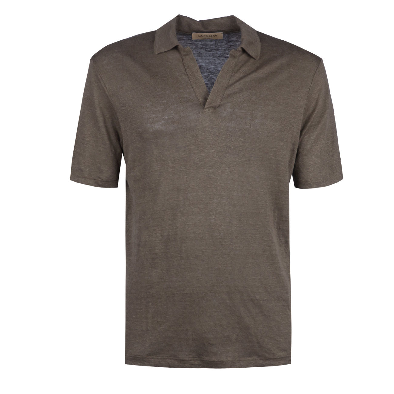 LA FILERIA Polo Logo Uomo Fango 60160/96803 410 FANGO 