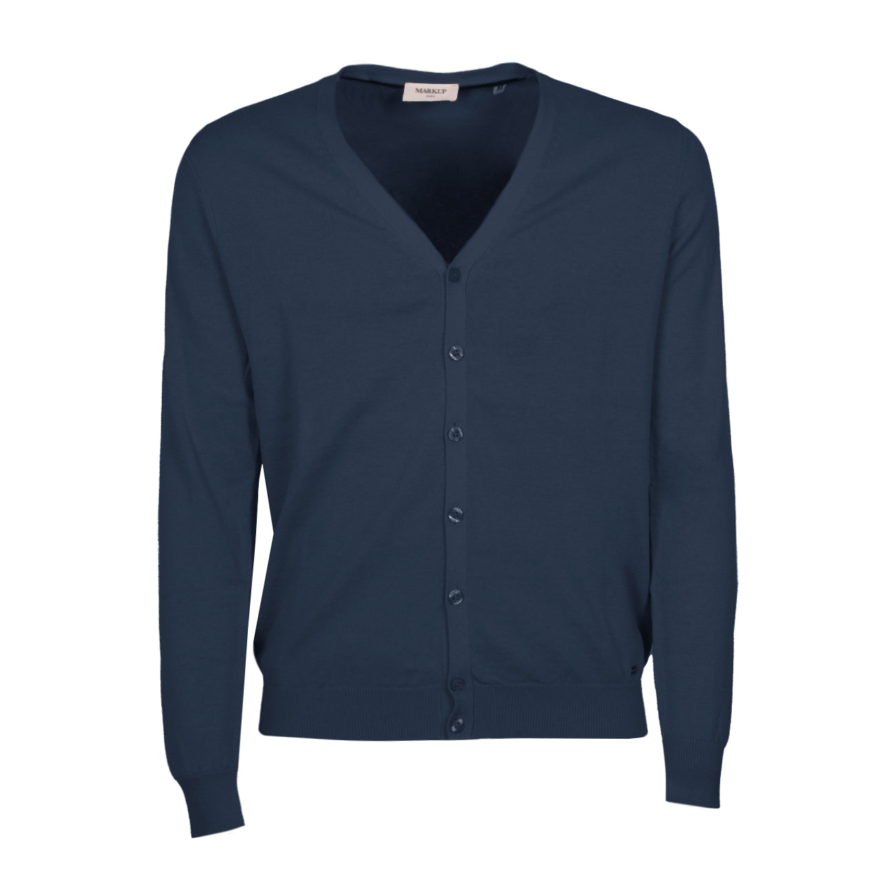 MARKUP Cardigan In Cotone Uomo Blue MK10003 BLUE 