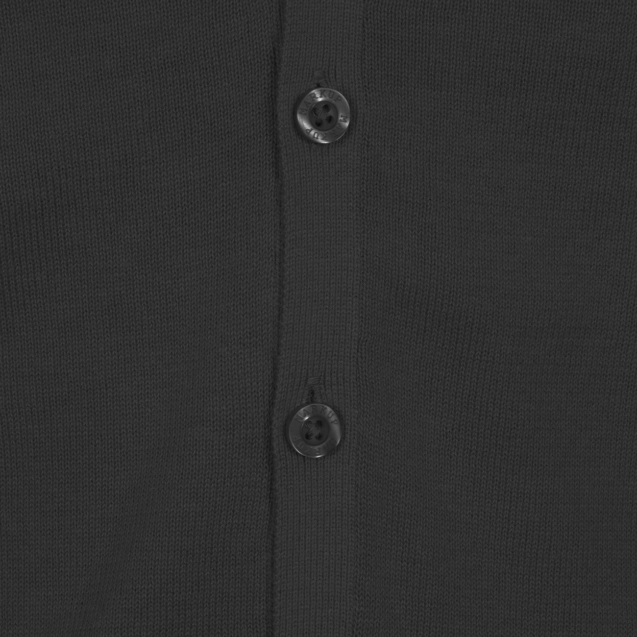 MARKUP Cardigan In Cotone Uomo Nero MK10003 NERO 