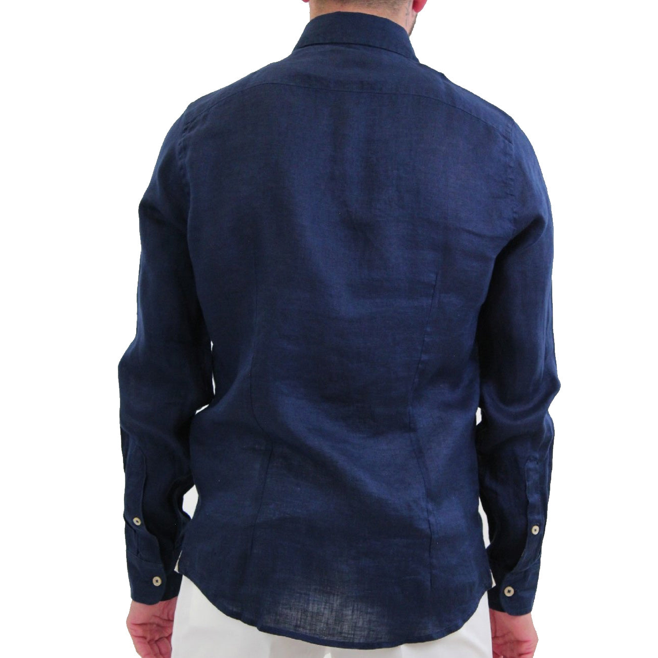 MARKUP Camicia In Lino Uomo Blue MK13003 BLUE 