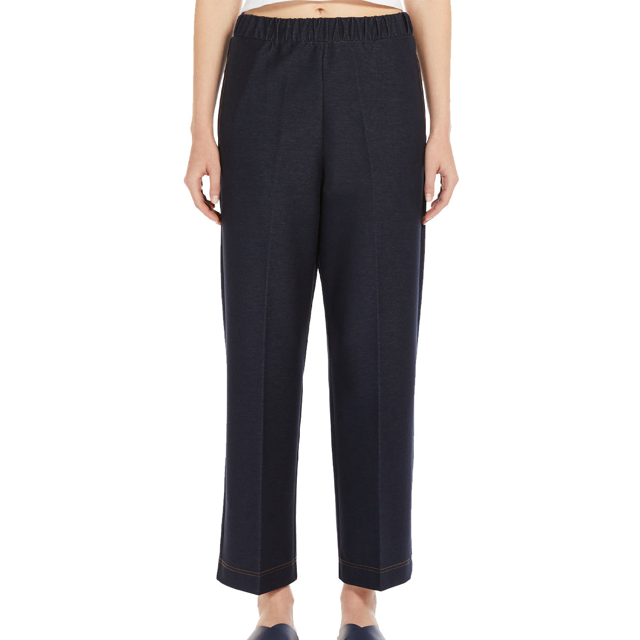 MAX MARA LEISURE Pantalone Ballata Donna Blu Denim BALLATA 2416781108600 004 BLU DENIM 