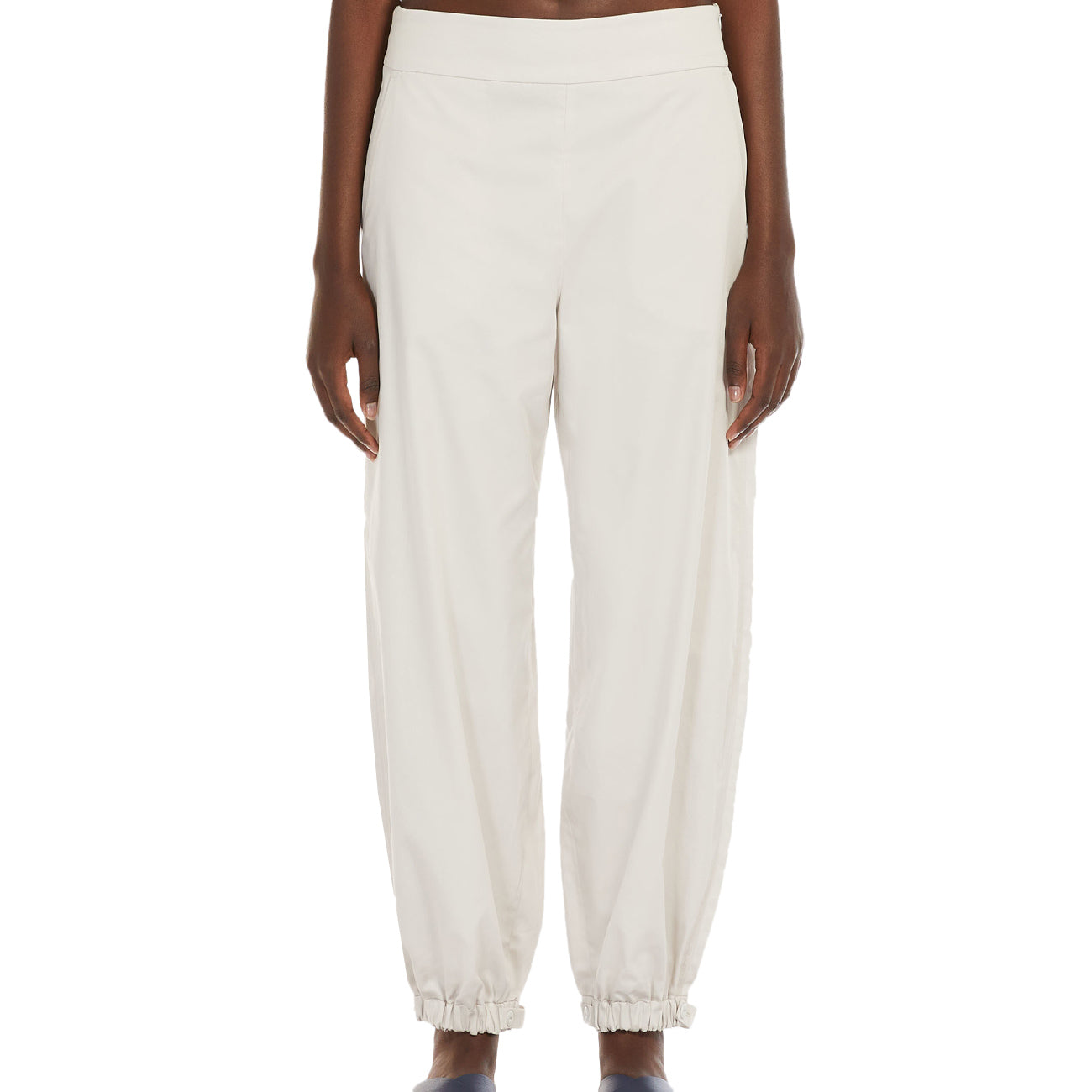 MAX MARA LEISURE Pantalone Candela In Cotone Donna Roccia CANDELA 2416131028600 003 ROCCIA 