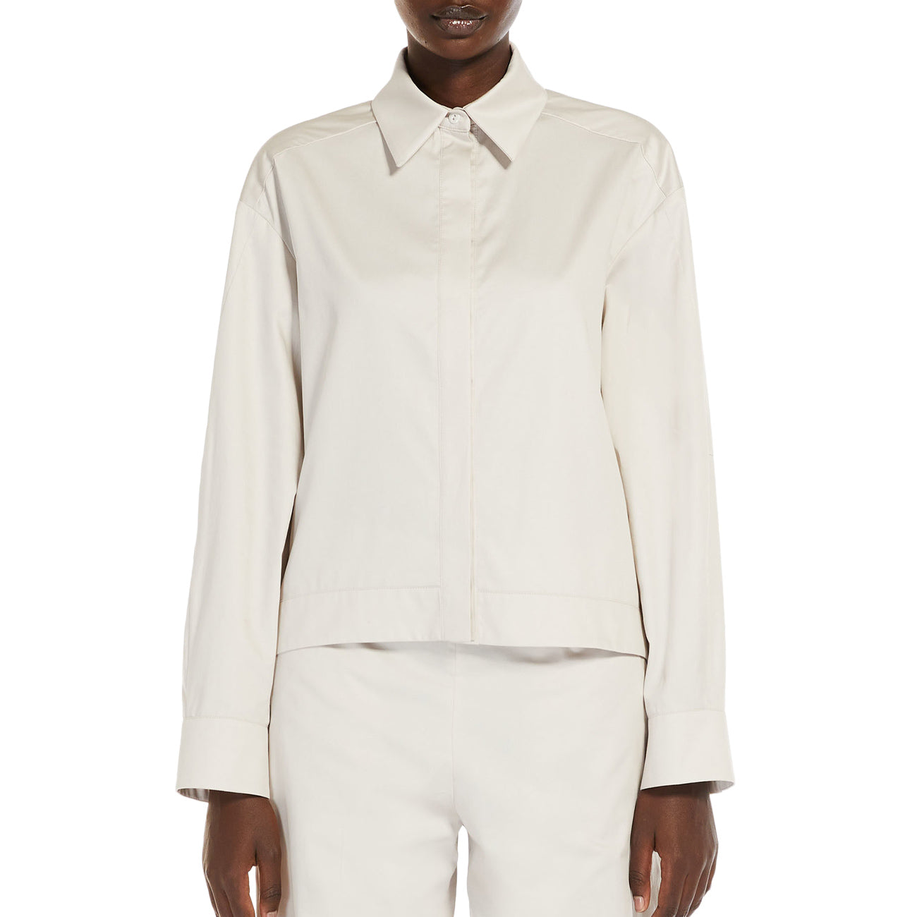 MAX MARA LEISURE Camicia Dandy In Cotone Donna Roccia DANDY 2416111028600 003 ROCCIA 