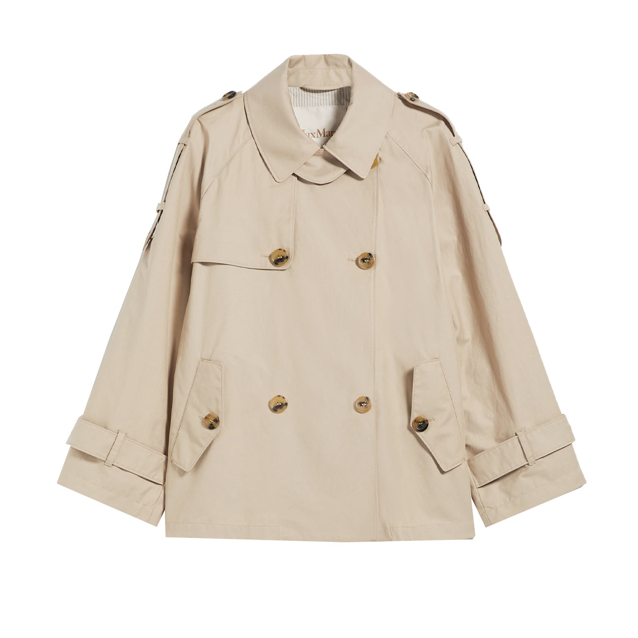MAX MARA S Trench Dtrench In Cotone Donna Rich Beige DTRENCH 2419021064600 013 RICH BEIGE 