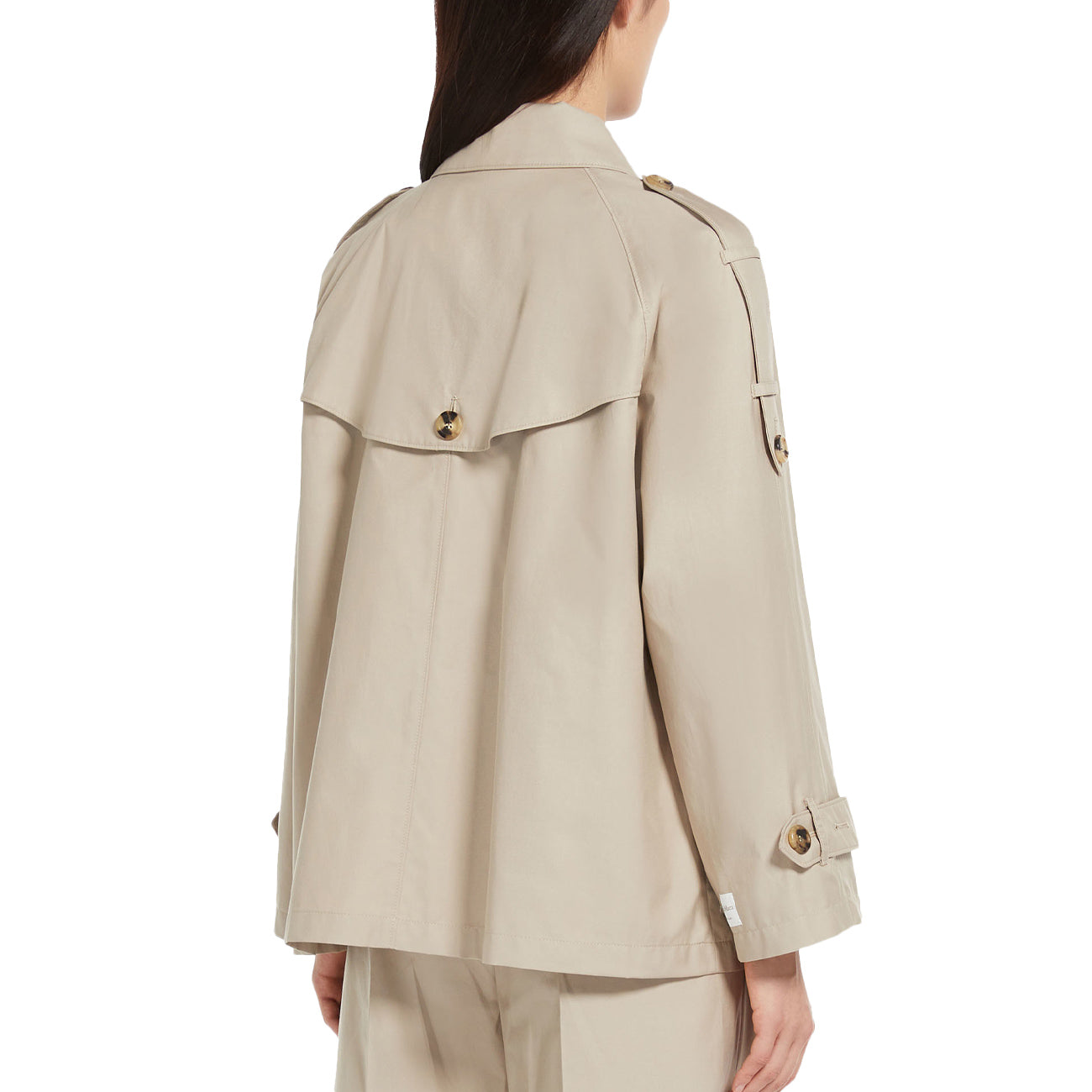 MAX MARA S Trench Dtrench In Cotone Donna Rich Beige DTRENCH 2419021064600 013 RICH BEIGE 