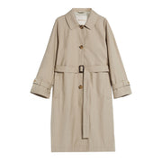 MAX MARA S Trench Midi Ftrench In Cotone Donna Rich Beige FTRENCH 2419021084600 013 RICH BEIGE 