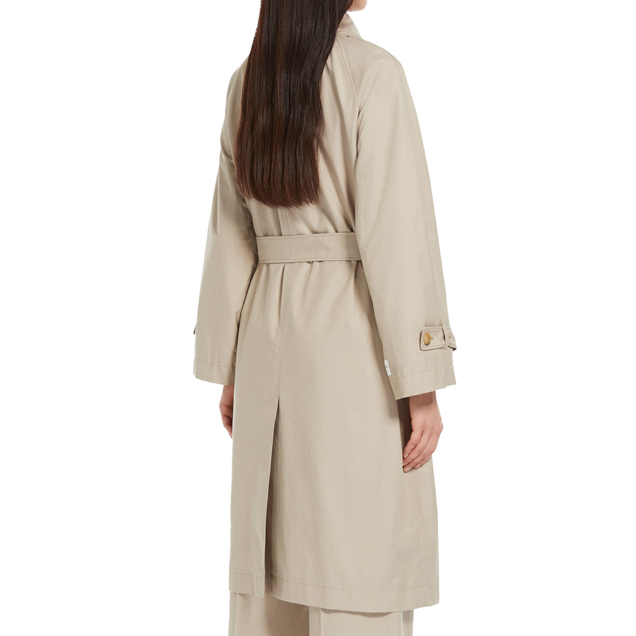 MAX MARA S Trench Midi Ftrench In Cotone Donna Rich Beige FTRENCH 2419021084600 013 RICH BEIGE 