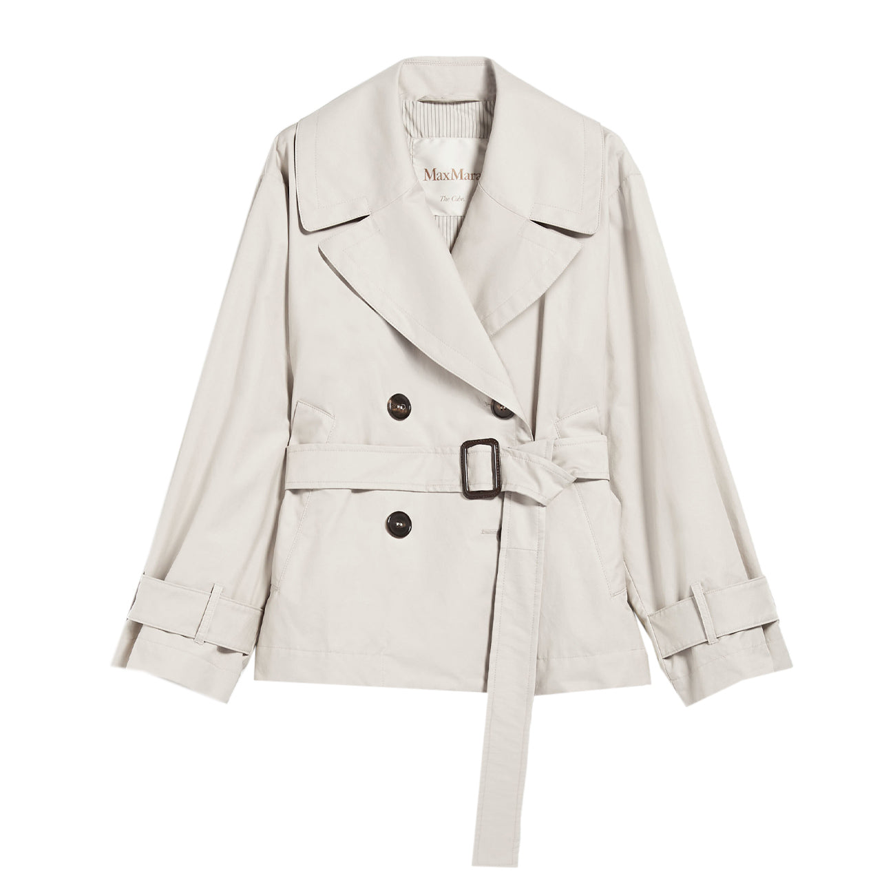 MAX MARA S Trench Corto Jtrench Antigoccia Donna Ecru JTRENCH 2419021034600 002 ECRU 