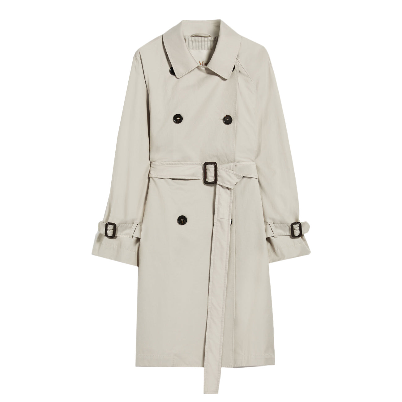 MAX MARA LEISURE Trench Titrench In Cotone Donna Ecru TITRENCH 2419021014600 002 ECRU 