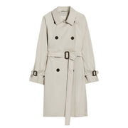 MAX MARA LEISURE Trench Titrench In Cotone Donna Ecru TITRENCH 2419021014600 002 ECRU 
