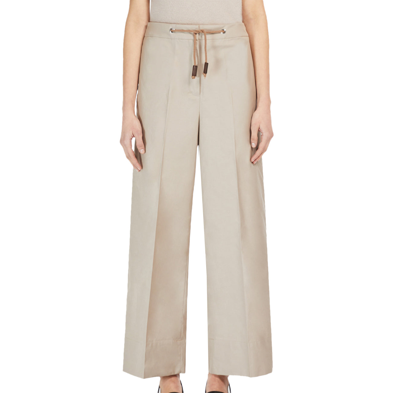 MAX MARA S Pantalone Ottavo Donna Rich Beige OTTAVO 2419131011600 013 RICH BEIGE 