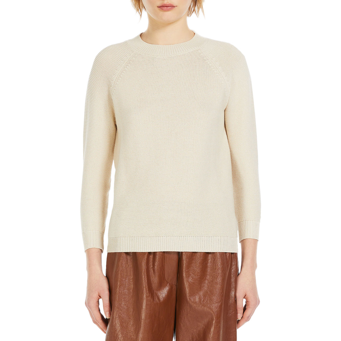 MAX MARA WEEKEND Maglia Linz Donna Avorio LINZ 2415361071600 002 AVORIO 